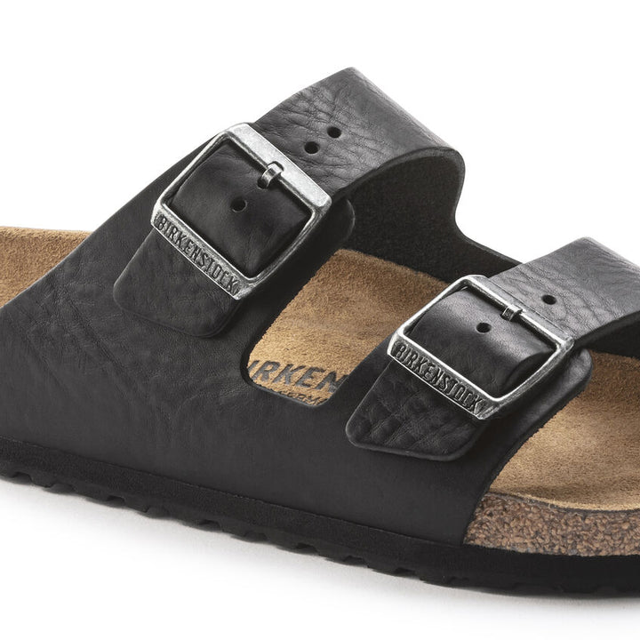 Birkenstock - Arizona Grip - Vintage Wood Black Leather