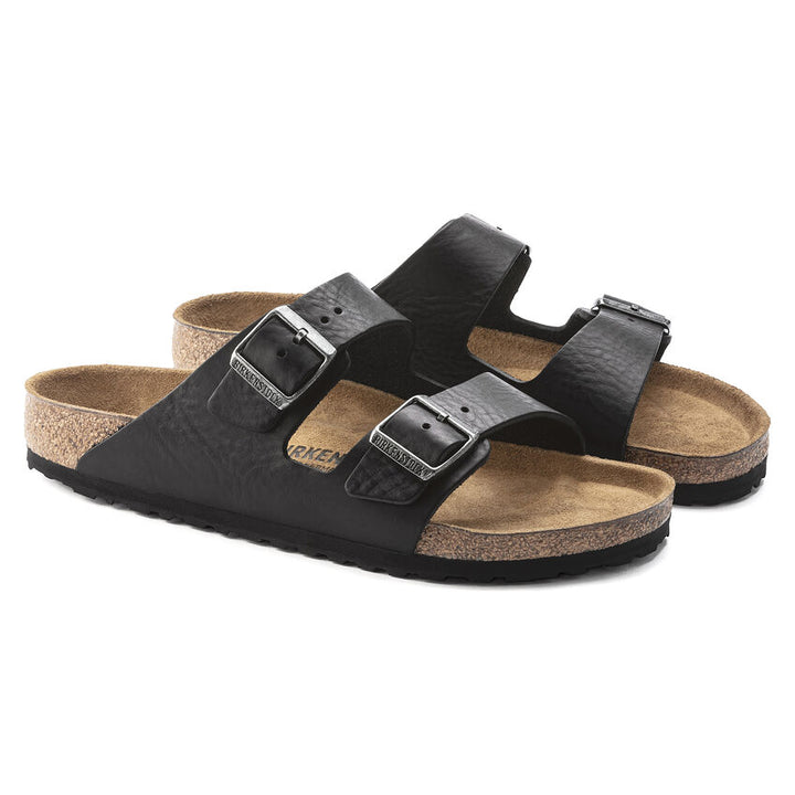 Birkenstock - Arizona Grip - Vintage Wood Black Leather