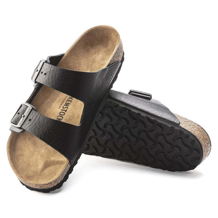 Birkenstock - Arizona Grip - Vintage Wood Black Leather