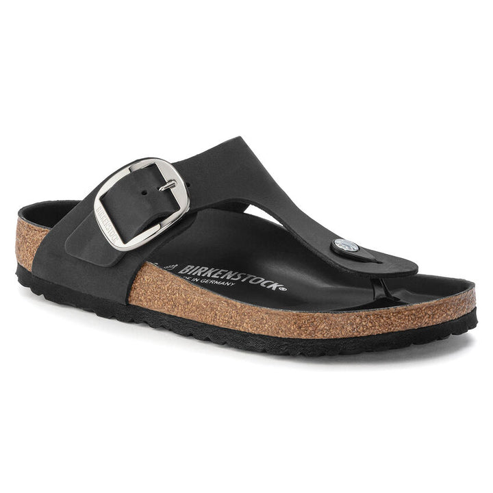 Birkenstock - Gizeh Big Buckle - Black Oiled Leather