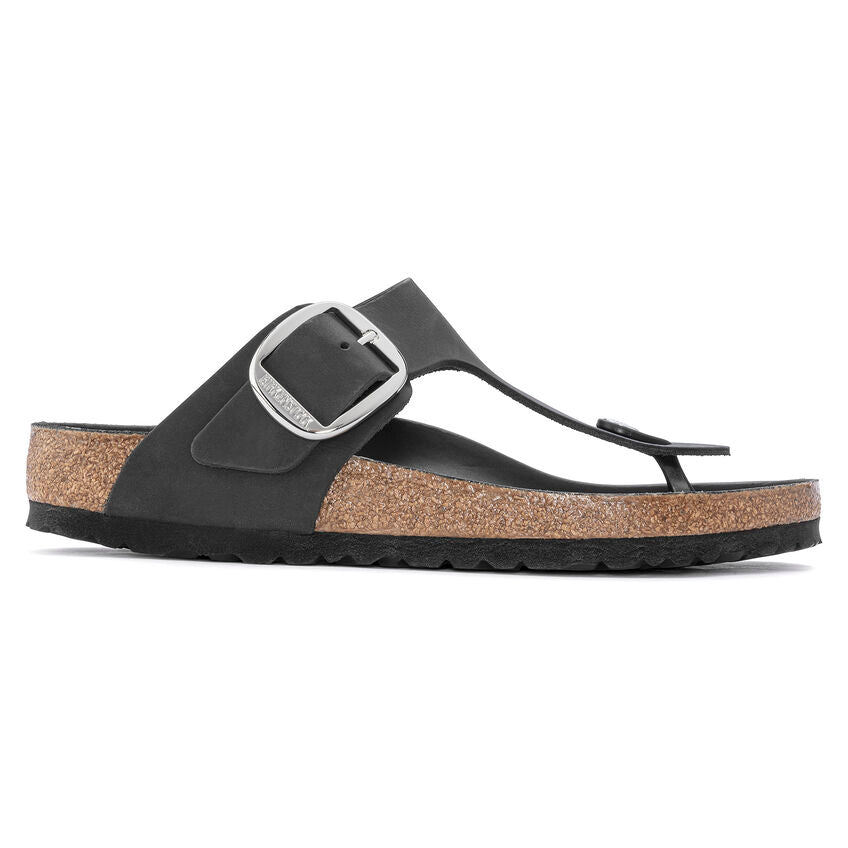 Birkenstock - Gizeh Big Buckle - Black Oiled Leather