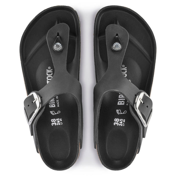 Birkenstock - Gizeh Big Buckle - Black Oiled Leather