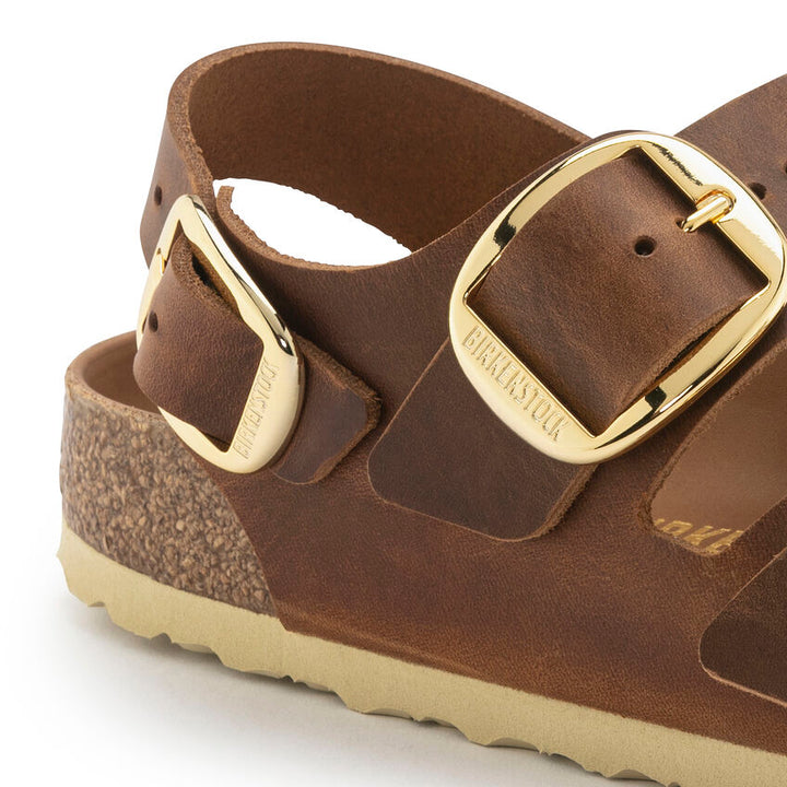 Birkenstock - Milano Big Buckle - Cognac Oiled Leather