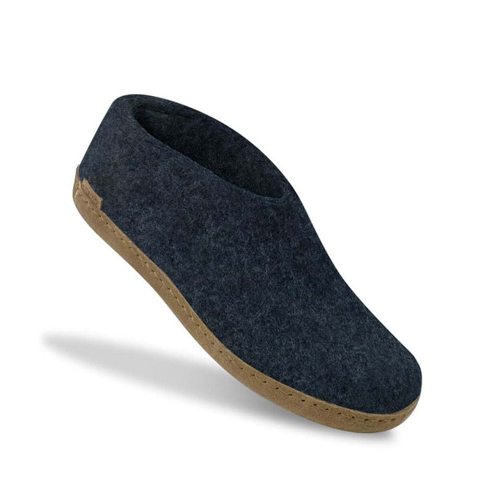 Glerups - Shoe With Leather Sole - Denim Wool