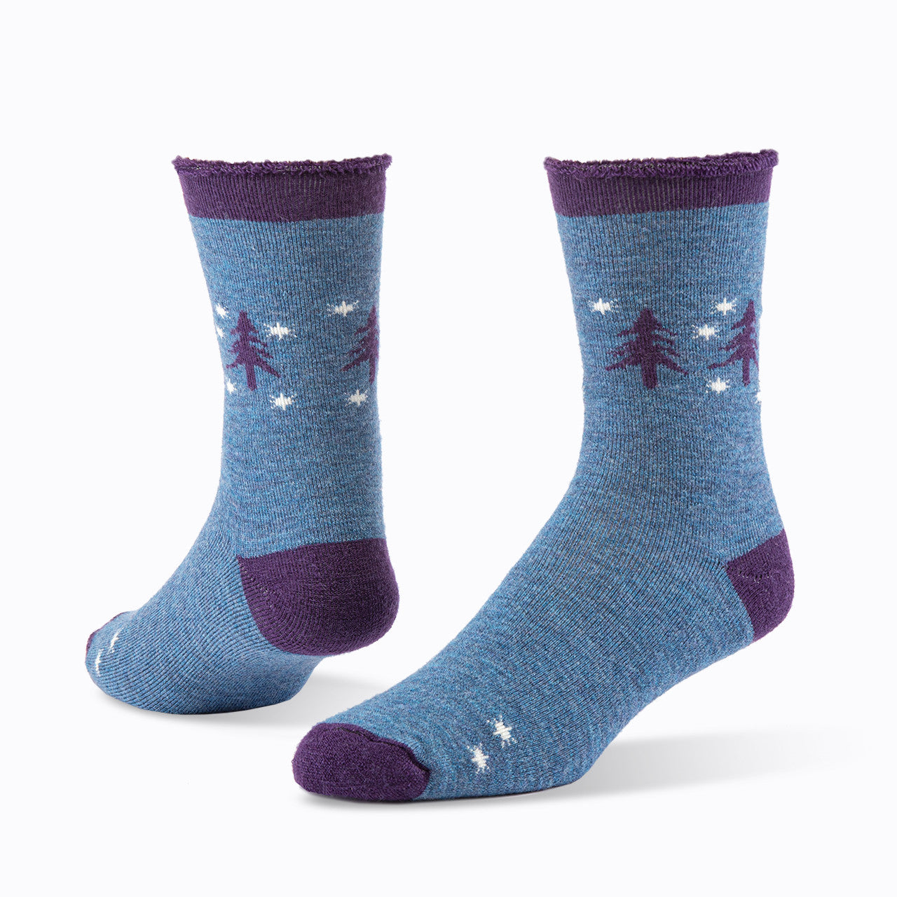 Maggie's Organics - Organic Wool Snuggle Socks - Forest Blue