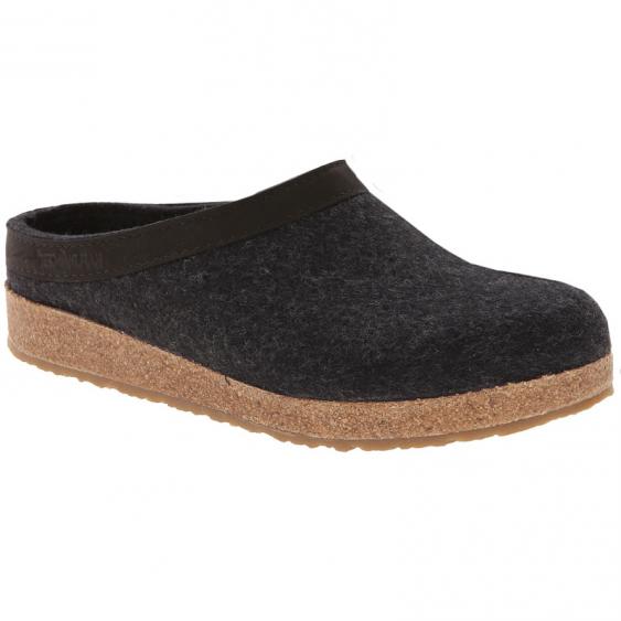 Haflinger - Grizzly - Charcoal with Leather Trim
