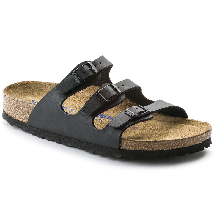 Birkenstock - Florida Soft - Black Birko-Flor