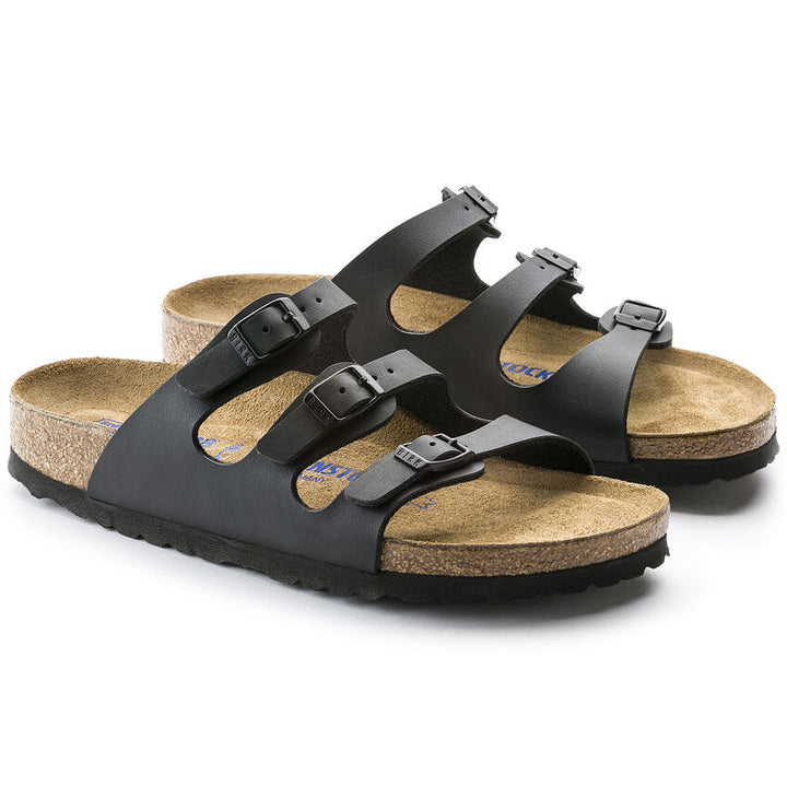 Birkenstock - Florida Soft - Black Birko-Flor