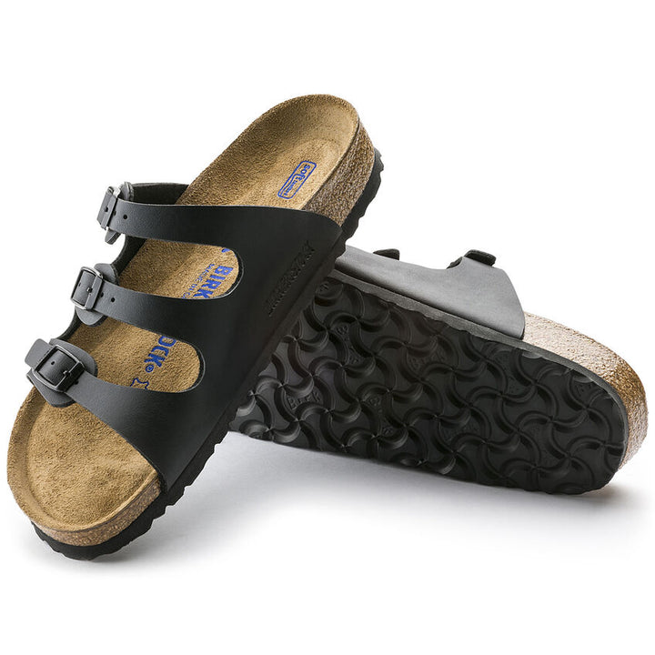 Birkenstock - Florida Soft - Black Birko-Flor