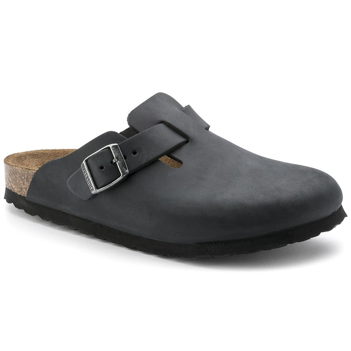 Birkenstock - Boston - Black Oiled Leather