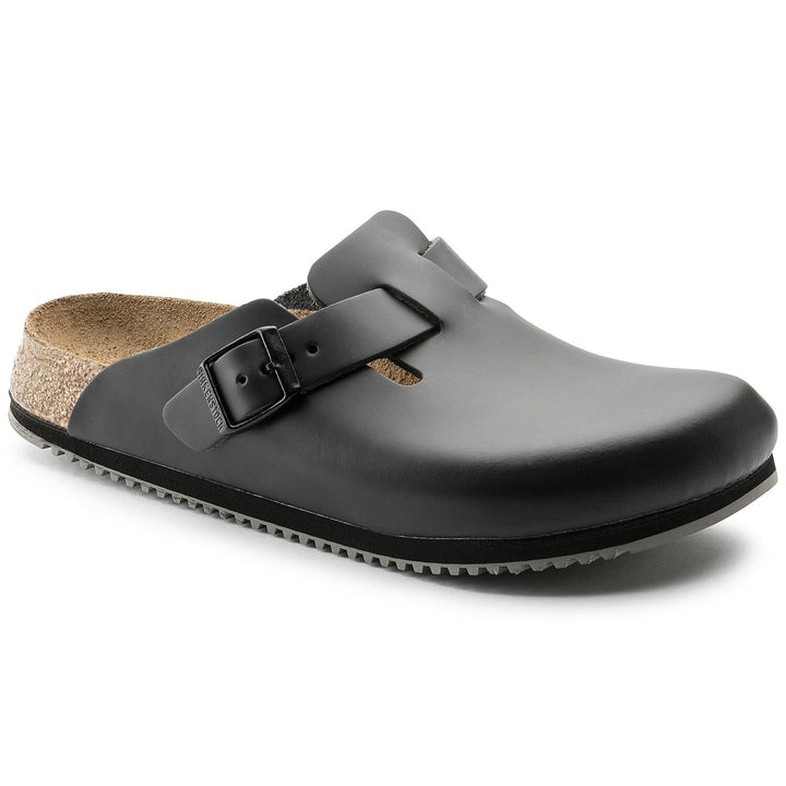 Birkenstock - Boston Super Grip - Black Leather