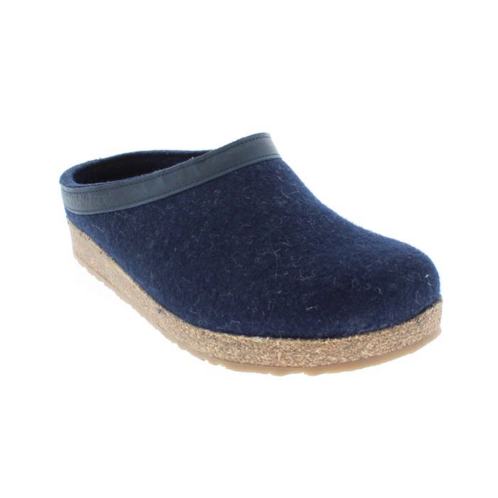 Haflinger - Grizzly - Captain's Blue with Leather Trim