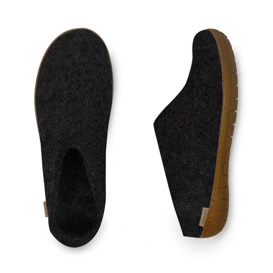 Glerups - The Slip-On  Rubber Sole - Charcoal