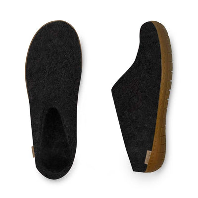 Glerups - The Slip-On  Rubber Sole - Charcoal