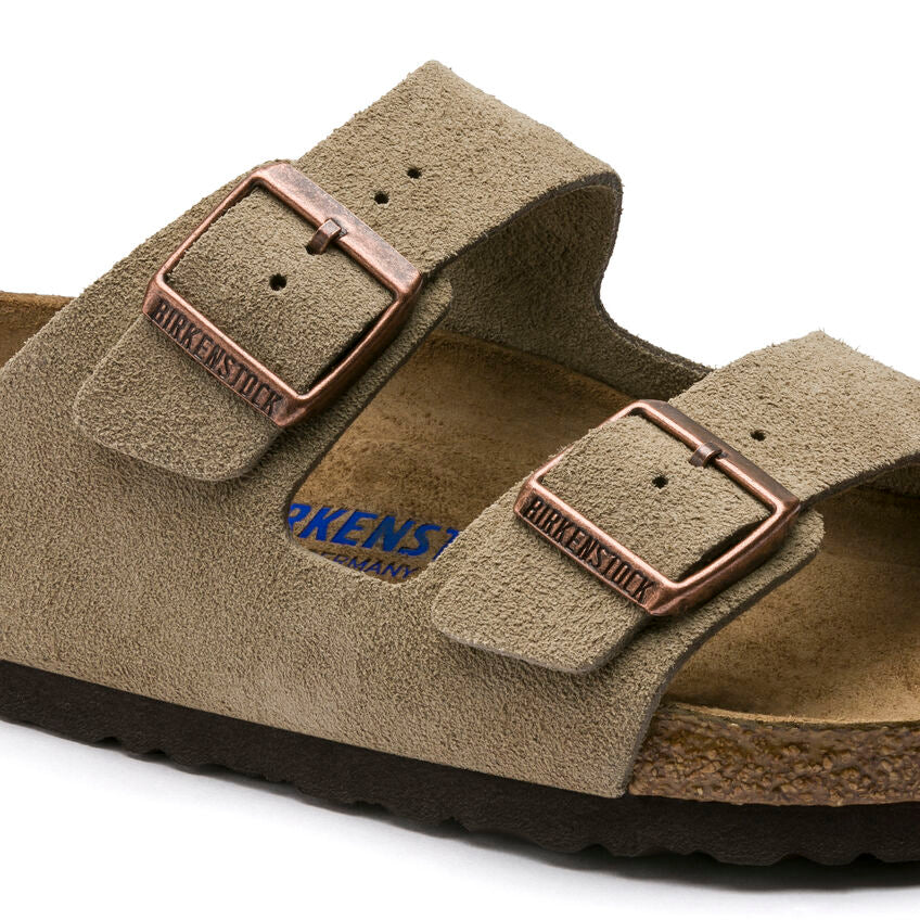 Birkenstock - Arizona Soft - Taupe Suede Leather