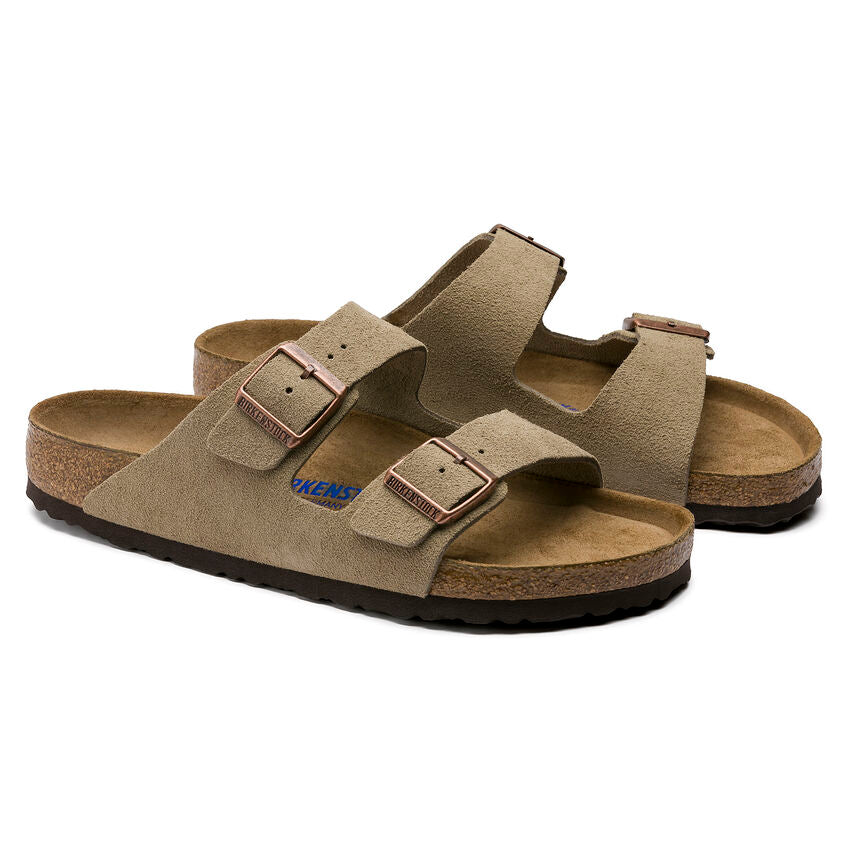 Birkenstock - Arizona Soft - Taupe Suede Leather