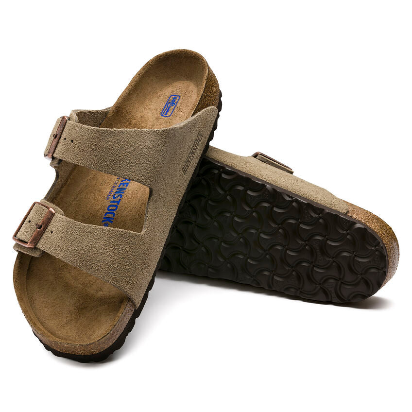 Birkenstock - Arizona Soft - Taupe Suede Leather