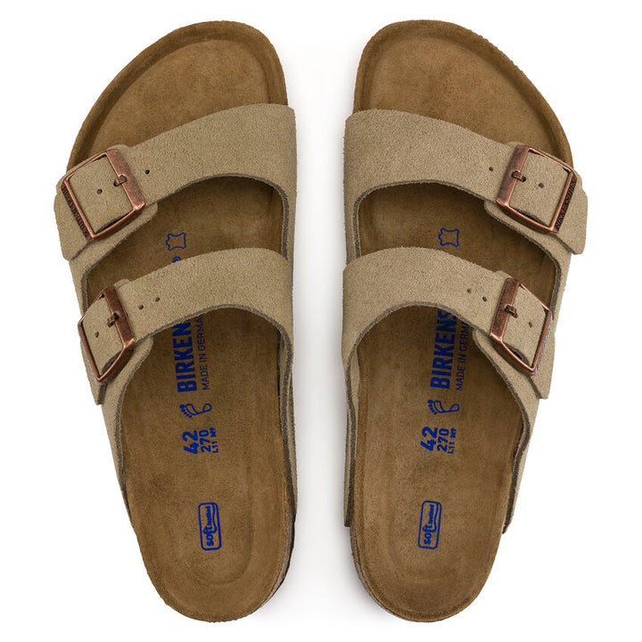 Birkenstock - Arizona Soft - Taupe Suede Leather