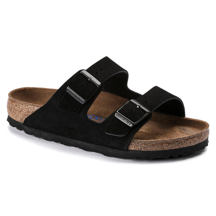 Birkenstock - Arizona Soft - Black Suede Leather