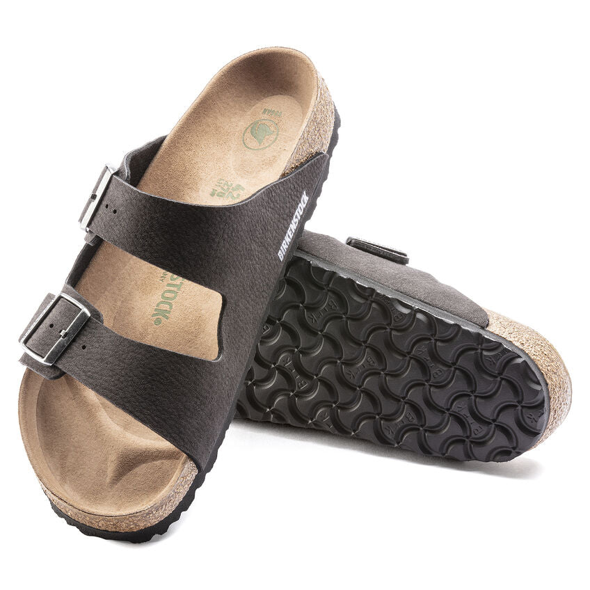 Birkenstock - Arizona Vegan - Desert Dust Black Microfiber