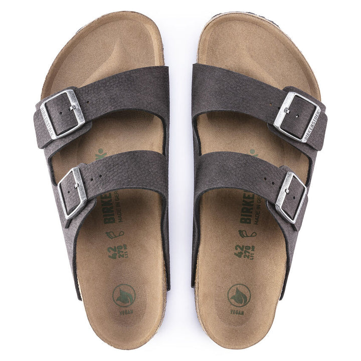 Birkenstock - Arizona Vegan - Desert Dust Black Microfiber