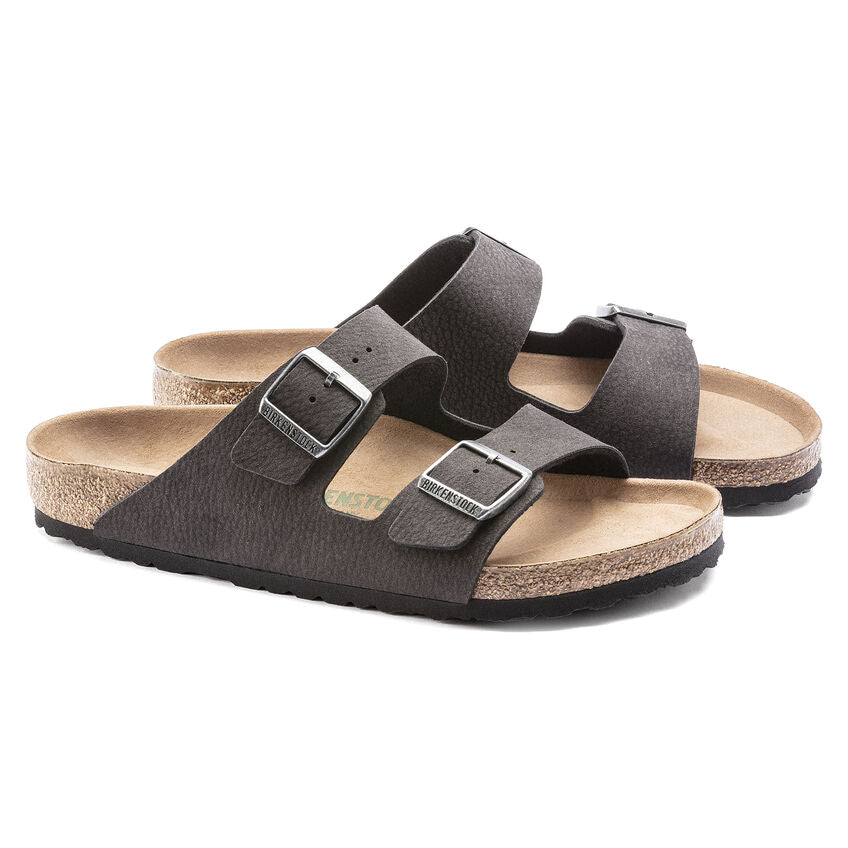 Birkenstock - Arizona Vegan - Desert Dust Black Microfiber