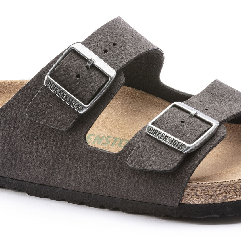 Birkenstock - Arizona Vegan - Desert Dust Black Microfiber