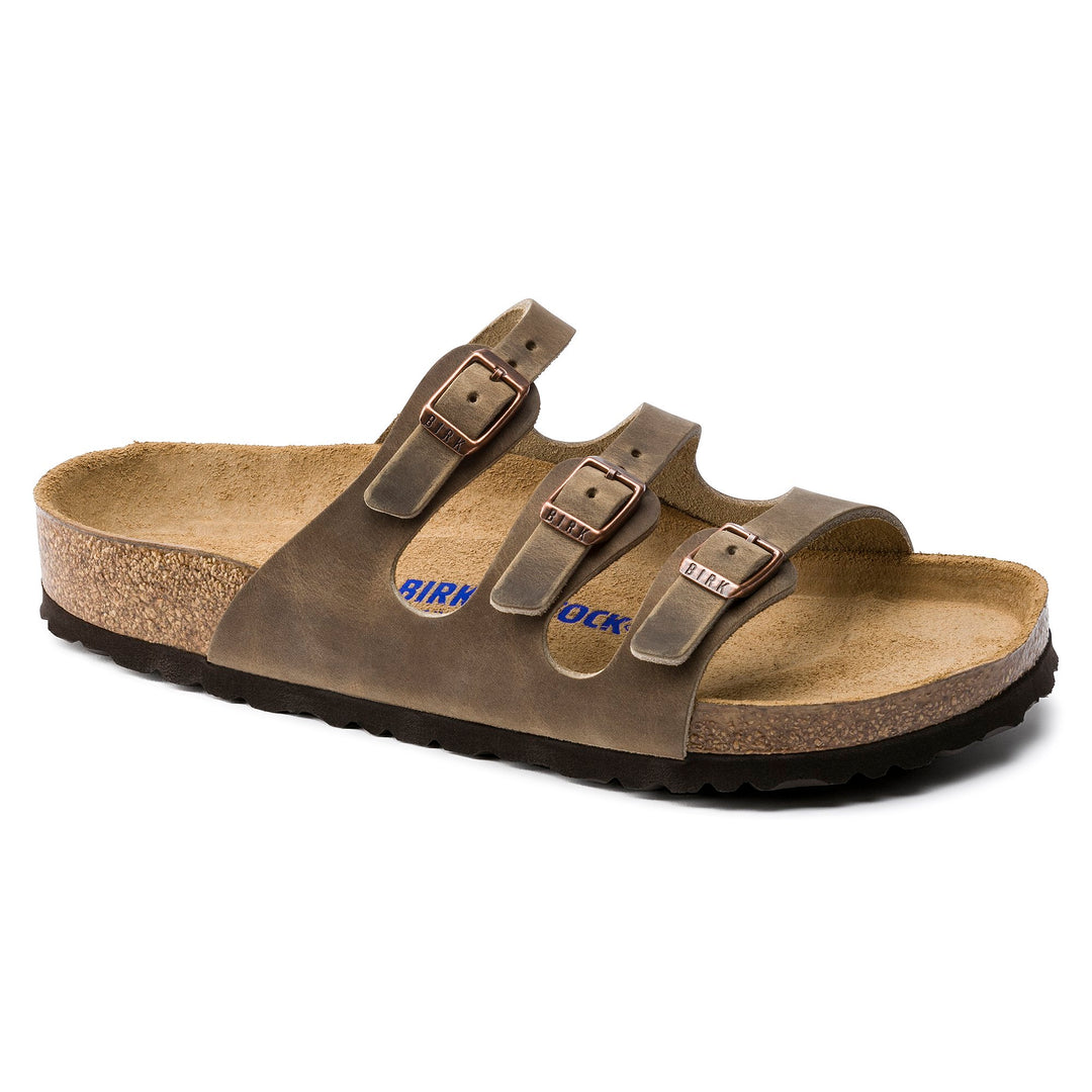 Birkenstock - Florida Soft - Tobacco Brown Oiled Leather