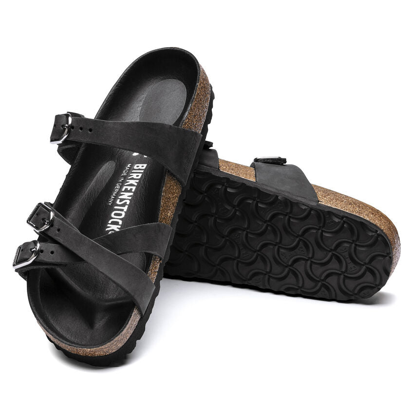 Birkenstock - Franca Premium - Black Oiled Leather