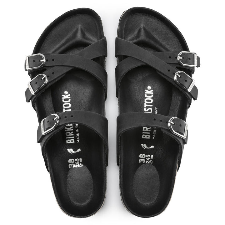 Birkenstock - Franca Premium - Black Oiled Leather