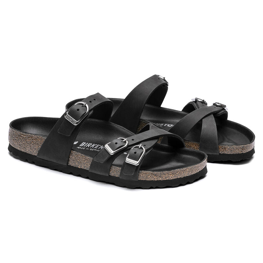 Birkenstock - Franca Premium - Black Oiled Leather