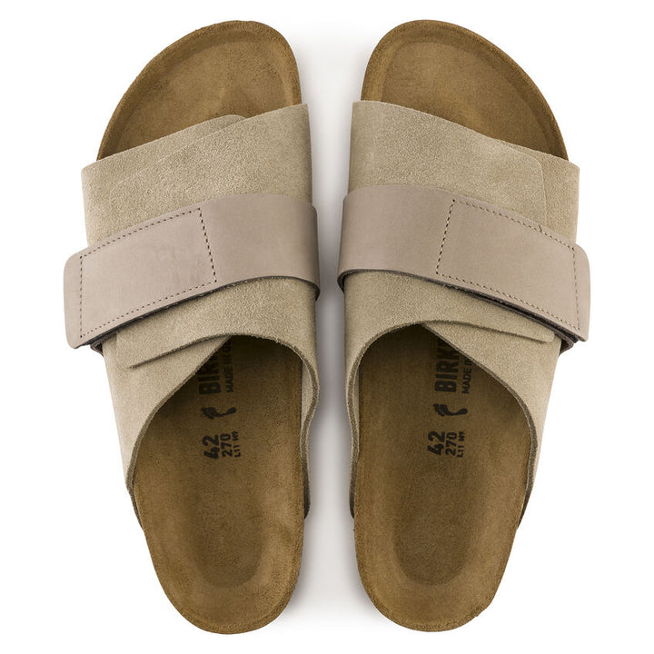 Birkenstock - Kyoto - Taupe Suede Leather