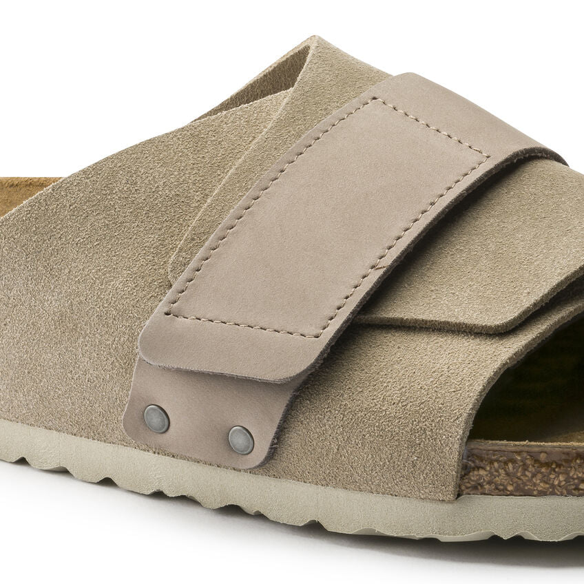 Birkenstock - Kyoto - Taupe Suede Leather