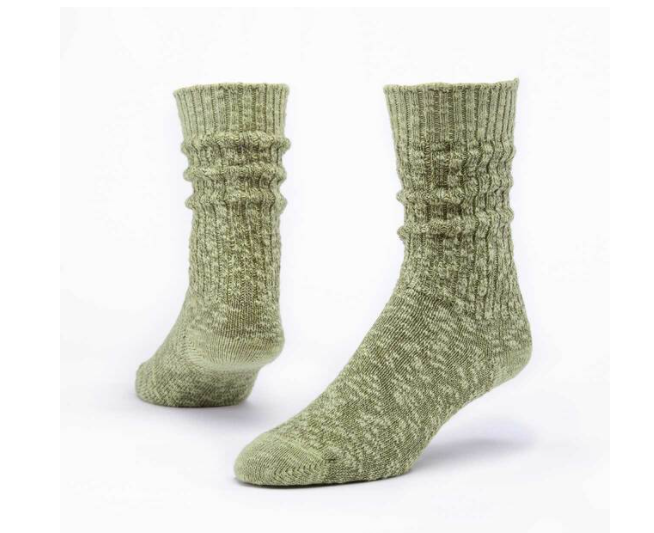 Maggie's Organics - Ragg Sock - Olive Organic Cotton