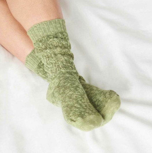 Maggie's Organics - Ragg Sock - Olive Organic Cotton