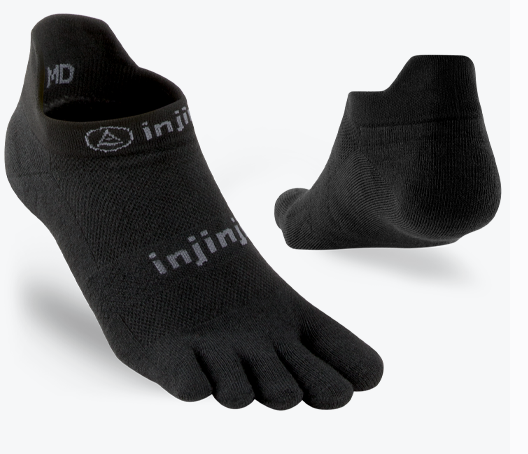 Injinji - Run Lightweight No-Show - Black