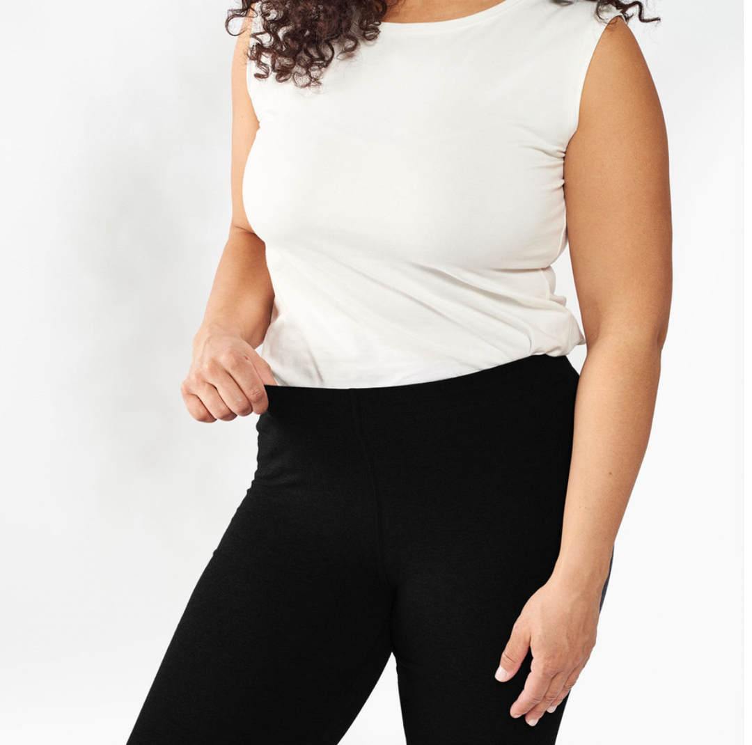 Maggie's Organics - Base Layer Leggings - Black Organic Cotton