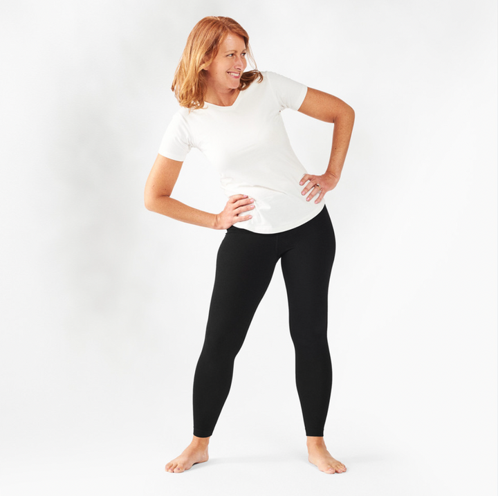 Maggie's Organics - Base Layer Leggings - Black Organic Cotton