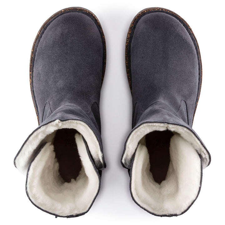 Birkenstock - Uppsala Shearling - Graphite Suede Leather