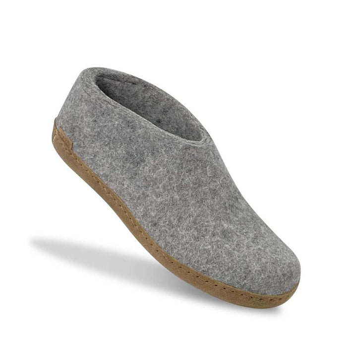 Glerups - Shoe With Rubber Sole - Grey Wool