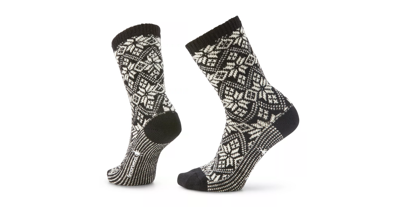 Smartwool - Women's Everyday Traditional Snowflake Crew Socks - Black