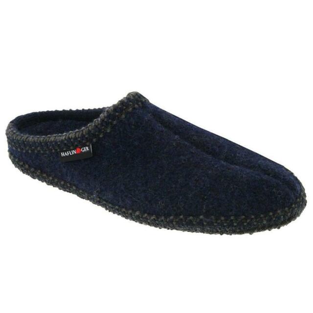 Haflinger - Classic Slipper - Navy Wool